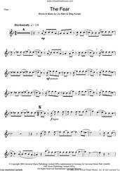 Cover icon of The Fear sheet music for flute solo by Lily Allen and Greg Kurstin, intermediate skill level