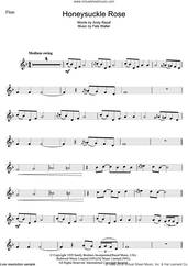 Cover icon of Honeysuckle Rose sheet music for flute solo by Andy Razaf and Thomas Waller, intermediate skill level