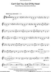 Cover icon of Can't Get You Out Of My Head sheet music for clarinet solo by Kylie Minogue, Cathy Dennis and Rob Davis, intermediate skill level