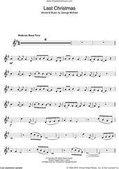 Cover icon of Last Christmas sheet music for trumpet solo by Wham!, Wham and George Michael, intermediate skill level