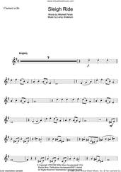 Cover icon of Sleigh Ride sheet music for clarinet solo by Leroy Anderson and Mitchell Parish, intermediate skill level