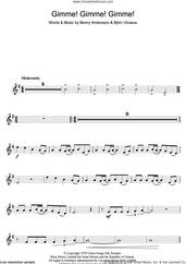Cover icon of Gimme! Gimme! Gimme! (A Man After Midnight) sheet music for clarinet solo by ABBA, Benny Andersson and Bjorn Ulvaeus, intermediate skill level