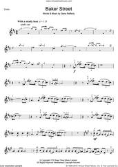 Cover icon of Baker Street sheet music for violin solo by Gerry Rafferty, intermediate skill level