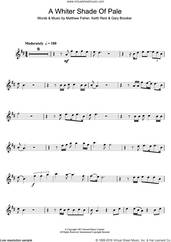 Cover icon of A Whiter Shade Of Pale sheet music for clarinet solo by Annie Lennox, Procol Harum, Gary Brooker, Keith Reid and Matthew Fisher, wedding score, intermediate skill level