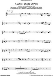 Cover icon of A Whiter Shade Of Pale sheet music for flute solo by Annie Lennox, Procol Harum, Gary Brooker, Keith Reid and Matthew Fisher, wedding score, intermediate skill level