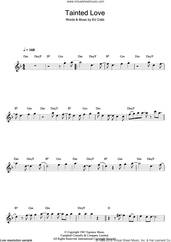 Cover icon of Tainted Love sheet music for flute solo by Soft Cell and Ed Cobb, intermediate skill level
