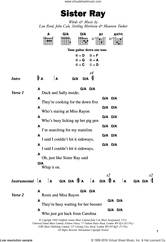Cover icon of Sister Ray sheet music for guitar (chords) by The Velvet Underground, John Cale, Lou Reed, Maureen Tucker and Sterling Morrison, intermediate skill level