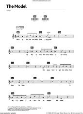 Cover icon of The Model sheet music for piano solo (chords, lyrics, melody) by Kraftwerk, Emil Schult, Karl Bartos, Ralf HAAtter and Ralf Hutter, intermediate piano (chords, lyrics, melody)