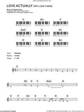 Cover icon of P.M.'s Love Theme (from Love Actually) sheet music for piano solo (chords, lyrics, melody) by Craig Armstrong, intermediate piano (chords, lyrics, melody)