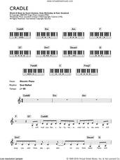 Cover icon of Cradle sheet music for piano solo (chords, lyrics, melody) by Atomic Kitten, Andy McCluskey, Peter Strudwick and Stuart Kershaw, intermediate piano (chords, lyrics, melody)
