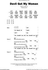 Cover icon of Devil Got My Woman sheet music for guitar (chords) by Skip James and Nehemiah James, intermediate skill level