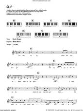 Cover icon of Slip sheet music for piano solo (chords, lyrics, melody) by Stooshe, Darren Lewis, Iyiola Babalola, Jo Perry and Mo Brandis, intermediate piano (chords, lyrics, melody)