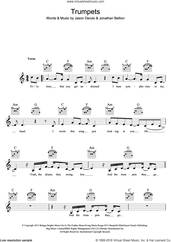 Cover icon of Trumpets sheet music for voice and other instruments (fake book) by Jason Derulo and Jonathan Bellion, intermediate skill level