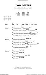 Cover icon of Two Lovers sheet music for guitar (chords) by Walter Donovan and Donovan Leitch, intermediate skill level