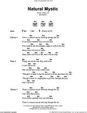 Cover icon of Natural Mystic sheet music for guitar (chords) by Bob Marley, intermediate skill level