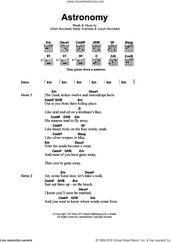 Cover icon of Astronomy sheet music for guitar (chords) by Metallica, Albert Bouchard, Joseph Bouchard and Sandy Pearlman, intermediate skill level