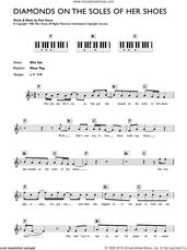 Cover icon of Diamonds On The Soles Of Her Shoes sheet music for piano solo (chords, lyrics, melody) by Paul Simon, intermediate piano (chords, lyrics, melody)