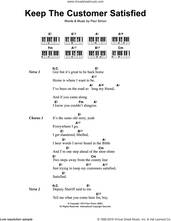Cover icon of Keep The Customer Satisfied sheet music for piano solo (chords, lyrics, melody) by Simon & Garfunkel and Paul Simon, intermediate piano (chords, lyrics, melody)