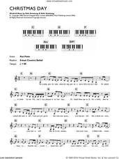 Cover icon of Christmas Day sheet music for piano solo (chords, lyrics, melody) by Dido Armstrong and Rollo Armstrong, intermediate piano (chords, lyrics, melody)