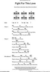 Cover icon of Fight For This Love sheet music for piano solo (chords, lyrics, melody) by Cheryl, Andre Merritt, Steve Kipner and Wayne Wilkins, intermediate piano (chords, lyrics, melody)