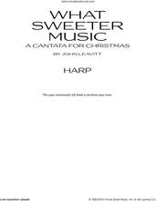 Cover icon of What Sweeter Music (A Cantata For Christmas) sheet music for orchestra/band (harp) by John Leavitt and Robert Herrick, intermediate skill level