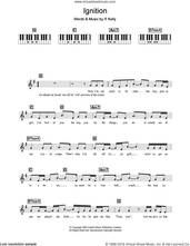 Cover icon of Ignition (Remix) sheet music for piano solo (chords, lyrics, melody) by Robert Kelly, intermediate piano (chords, lyrics, melody)