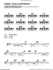 Cover icon of Merry Xmas Everybody sheet music for piano solo (chords, lyrics, melody) by Mud, S Club 7, Slade, James Lea and Neville Holder, intermediate piano (chords, lyrics, melody)