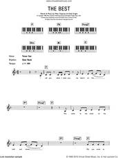 Cover icon of (Simply) The Best sheet music for piano solo (keyboard) by Tina Turner, Holly Knight and Mike Chapman, intermediate piano (keyboard)