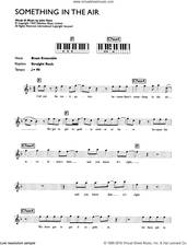 Cover icon of Something In The Air sheet music for piano solo (chords, lyrics, melody) by Thunderclap Newman and John Keen, intermediate piano (chords, lyrics, melody)