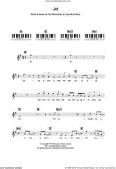 Cover icon of Jet sheet music for piano solo (chords, lyrics, melody) by Wings, Paul McCartney and Linda McCartney, intermediate piano (chords, lyrics, melody)