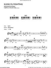 Cover icon of Kung Fu Fighting sheet music for piano solo (chords, lyrics, melody) by Carl Douglas, intermediate piano (chords, lyrics, melody)