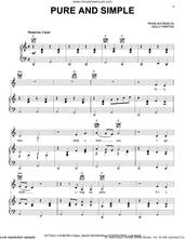 Cover icon of Pure And Simple sheet music for voice, piano or guitar by Dolly Parton, intermediate skill level