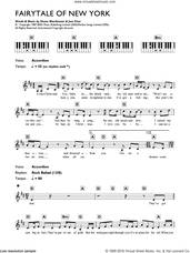 Cover icon of Fairytale Of New York sheet music for piano solo (chords, lyrics, melody) by The Pogues, Kirsty MacColl, The Pogues & Kirsty MacColl, Jem Finer and Shane MacGowan, intermediate piano (chords, lyrics, melody)