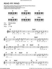 Cover icon of Read My Mind sheet music for piano solo (chords, lyrics, melody) by The Killers, Brandon Flowers, Dave Keuning, Mark Stoermer and Ronnie Vannucci, intermediate piano (chords, lyrics, melody)