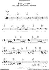 Cover icon of Hello Goodbye sheet music for voice and other instruments (fake book) by The Beatles, John Lennon and Paul McCartney, intermediate skill level