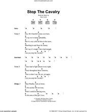 Cover icon of Stop The Cavalry sheet music for guitar (chords) by Jona Lewie, intermediate skill level