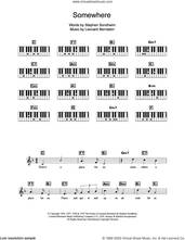 Cover icon of Somewhere (from West Side Story) sheet music for piano solo (chords, lyrics, melody) by Leonard Bernstein, Pet Shop Boys and Stephen Sondheim, intermediate piano (chords, lyrics, melody)
