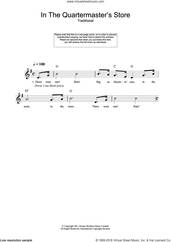 Cover icon of In The Quartermaster's Store sheet music for voice and other instruments (fake book), intermediate skill level