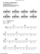 Cover icon of (Now And Then There's) A Fool Such As I sheet music for piano solo (chords, lyrics, melody) by Elvis Presley and Bill Trader, intermediate piano (chords, lyrics, melody)