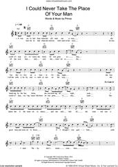 Cover icon of I Could Never Take The Place Of Your Man sheet music for voice and other instruments (fake book) by Prince, intermediate skill level