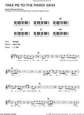 Cover icon of Take Me To The Mardi Gras sheet music for piano solo (chords, lyrics, melody) by Paul Simon, intermediate piano (chords, lyrics, melody)