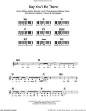 Cover icon of Say You'll Be There sheet music for piano solo (chords, lyrics, melody) by Spice Girls, Chisholm Melanie, Eliot Kennedy, Emma Bunton, Geri Halliwell, Jon B, Melanie Brown and Victoria Adams, intermediate piano (chords, lyrics, melody)