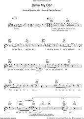 Cover icon of Drive My Car sheet music for voice and other instruments (fake book) by The Beatles, John Lennon and Paul McCartney, intermediate skill level
