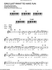 Cover icon of Girls Just Want To Have Fun sheet music for piano solo (chords, lyrics, melody) by Cyndi Lauper and Robert Hazard, intermediate piano (chords, lyrics, melody)