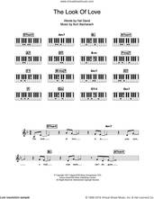 Cover icon of The Look Of Love sheet music for piano solo (chords, lyrics, melody) by Diana Krall, Burt Bacharach and Hal David, intermediate piano (chords, lyrics, melody)