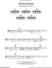 Cover icon of Monday Monday sheet music for piano solo (chords, lyrics, melody) by The Mamas & The Papas and John Phillips, intermediate piano (chords, lyrics, melody)