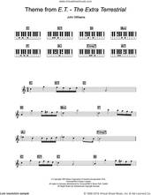 Cover icon of Theme From E.T. - The Extra-Terrestrial sheet music for piano solo (chords, lyrics, melody) by John Williams, intermediate piano (chords, lyrics, melody)