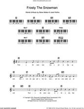 Cover icon of Frosty The Snowman sheet music for piano solo (chords, lyrics, melody) by The Ronettes, Jack Rollins and Steve Nelson, intermediate piano (chords, lyrics, melody)