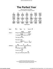 Cover icon of The Perfect Year (from Sunset Boulevard) sheet music for guitar (chords) by Dina Carroll, Andrew Lloyd Webber, Christopher Hampton and Don Black, intermediate skill level