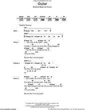 Cover icon of Guitar sheet music for guitar (chords) by Prince, intermediate skill level